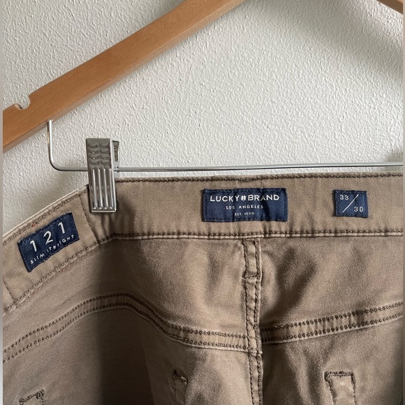 Lucky Brand Men’s 121 Heritage Slim Straight Leg Pants - Picture 3 of 6